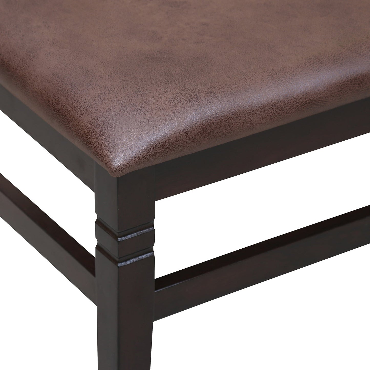 Nilkamal Fern Multi Use Long Sitting Bench for Living Room | Dining Room (Erin Brown)