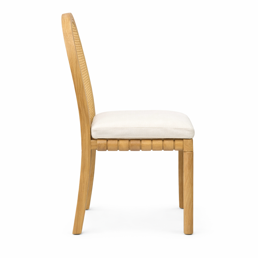 Valencia Rattan Oval Back Rattan Dining Chair Set of 2