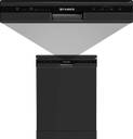 FABER FFSD 6PR 12S Neo Black Free Standing 12 Place Settings Dishwasher