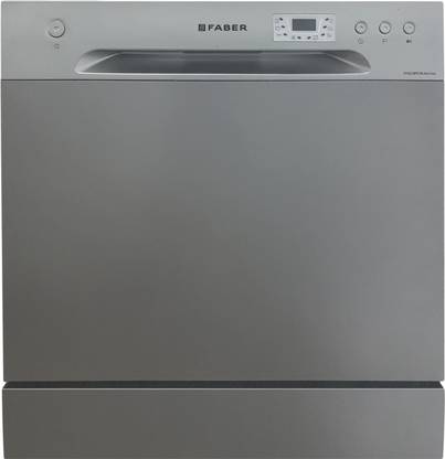 FABER FFSD 6PR 8S ACE INOX Free Standing 8 Place Settings Intensive Kadhai Cleaning| No Pre-rinse Required Dishwasher