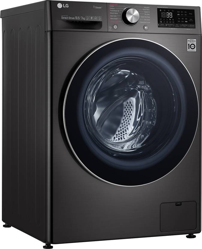 LG 10.5/7 kg Washer with Dryer with Inverter,AI Direct Drive Technology Ready to Wear Clothes with In-built Heater Black (FHD1057STB/F4V9RCP2E)-3