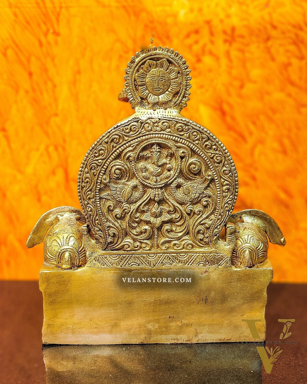 Fine Brass Handcrafted Lord Ganesha Statue - Exquisite Artistry