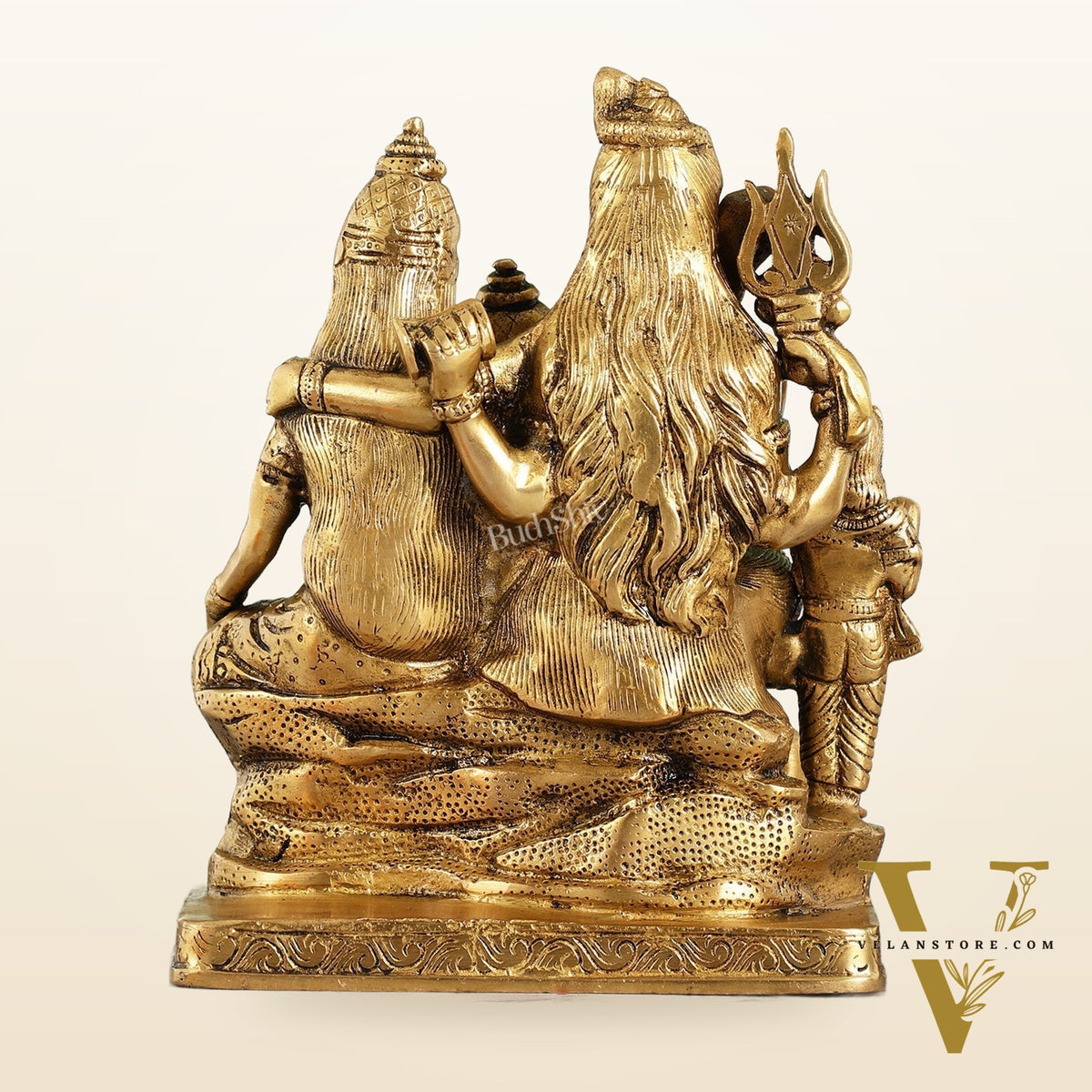 Fine Quality Brass Shiv Parivaar | 8" Height