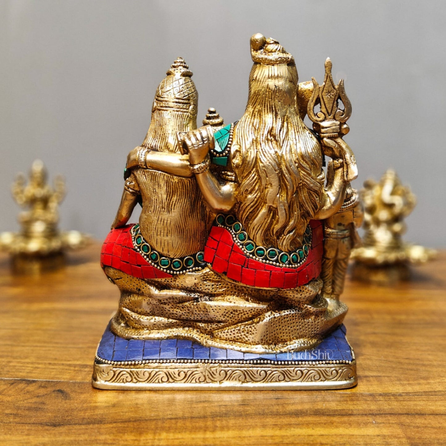 Fine Quality Brass Shiv Parivaar | 8" Height