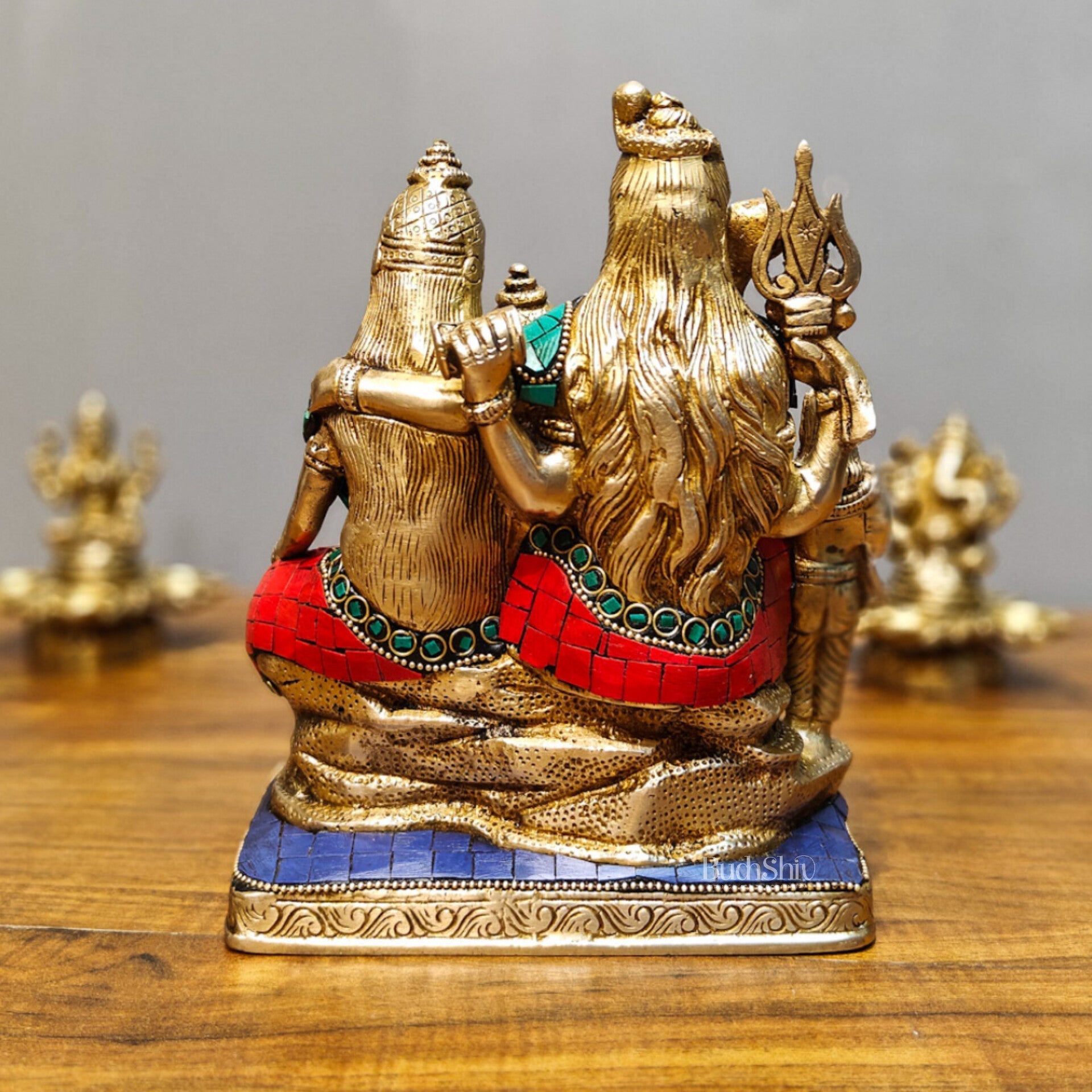 Fine Quality Brass Shiv Parivaar | 8" Height