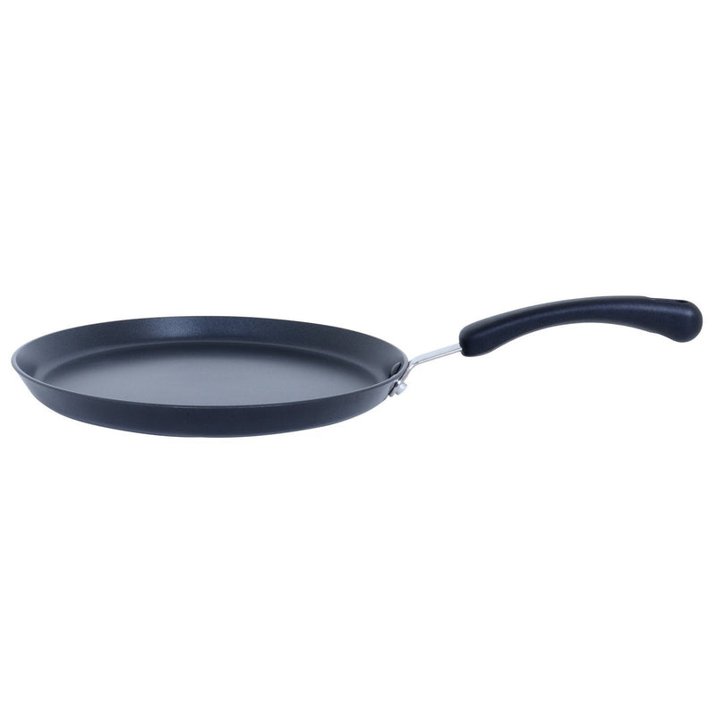 Meyer Premium Non-Stick (3mm thick)28cm Flat Dosa Tawa, Black