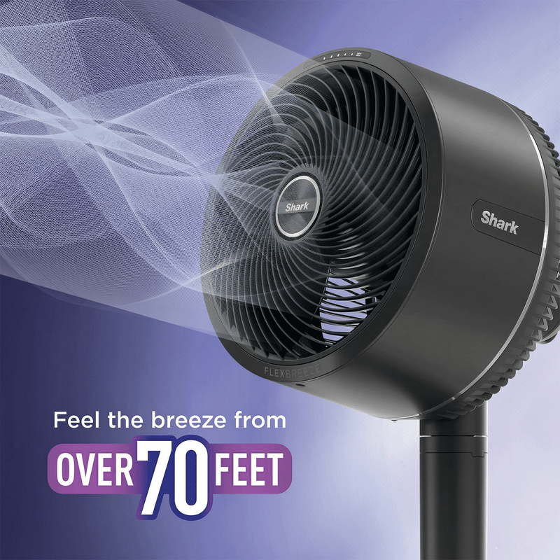 Shark FlexBreeze Cordless Table & Pedestal Fan (FA200IN) | 24 Hrs Battery