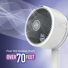 Shark FlexBreeze Cordless Table & Pedestal Fan (FA200IN) | 24 Hrs Battery