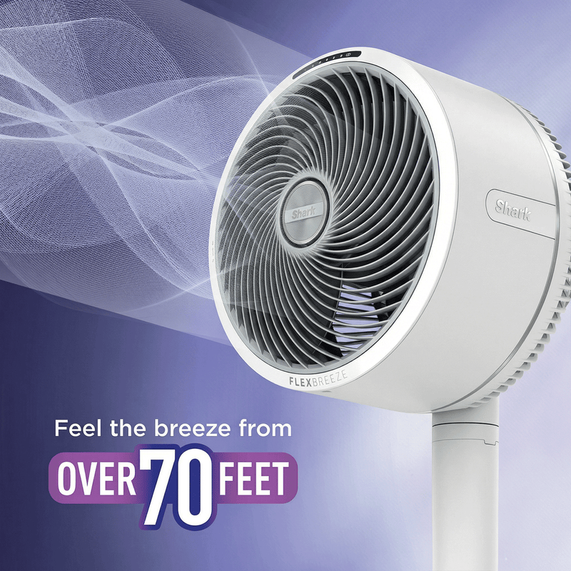 Shark FlexBreeze Cordless Table & Pedestal Fan (FA200IN) | 24 Hrs Battery