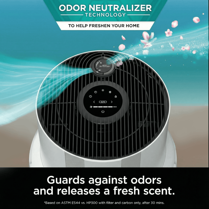 Shark HP300 Air Purifier for Home |1400 sq.ft Coverage | 5 Year NeverChange True HEPA 14 Filter | Captures 99.98% Dust, Smoke & Allergens