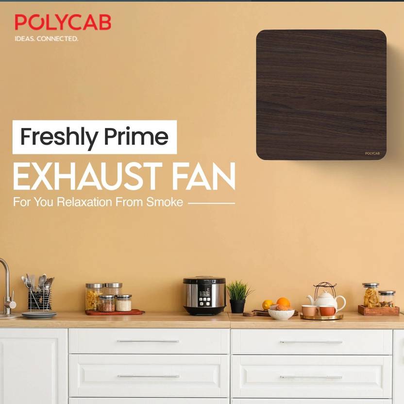 Polycab Freshly Prime 150mm Energy Efficient Exhaust fan for Kitchen, Bathroom-5