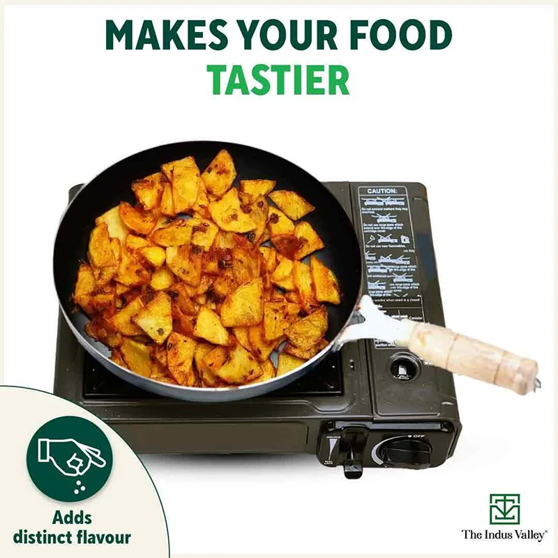 100% Pure Sheet Iron Fry Pan with Wooden Handle, Seasoned, Toxin-free, Induction, 16.5/25.4/30.4 cm