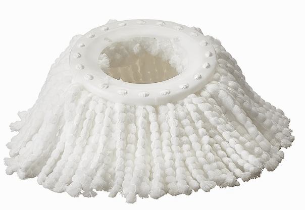 Gala Spin Mop Microfiber Refill, Spin Mop Refill/Floor Mop Refill, Mop Head Refill only,Mop Refills only (White)