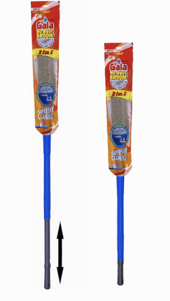 Gala No Dust Broom with Extendable Long Handle broom stick for home floor cleaning and ceiling cleaning, Jhadu for home cleaning and ceiling cleaning, Made of washable Fibers-1