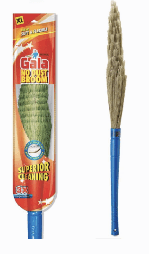 Gala No Dust Broom Extra Long (For Floor Cleaning Multipurpose, Fiber) (149629)
