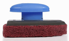 Gala Iron Bull Floor Scrub Pad, 1 Piece with Plastic Handle-1