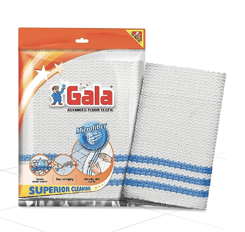 Gala Microfiber Cleaning Cloth (Pack of 1, White)