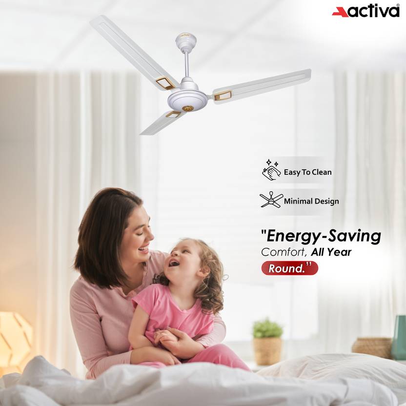 ACTIVA Apsa Deco 1200 MM Ceiling Fan-4