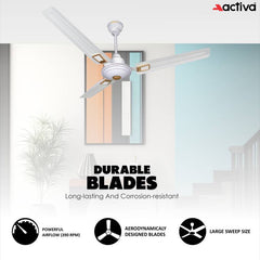 ACTIVA Apsa Deco 1200 MM Ceiling Fan-2