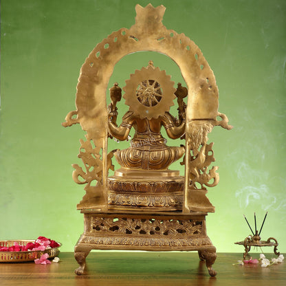 Chola-Inspired Superfine Brass Ganesha Statue 27"