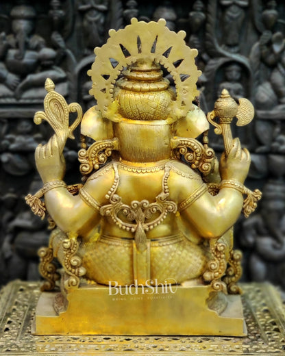 Brass Dagduseth Lord Ganesha statue 21 inch