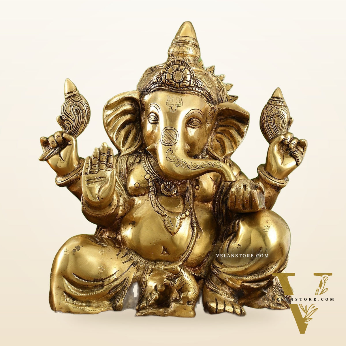 Ganapati Brass statue 13" Height
