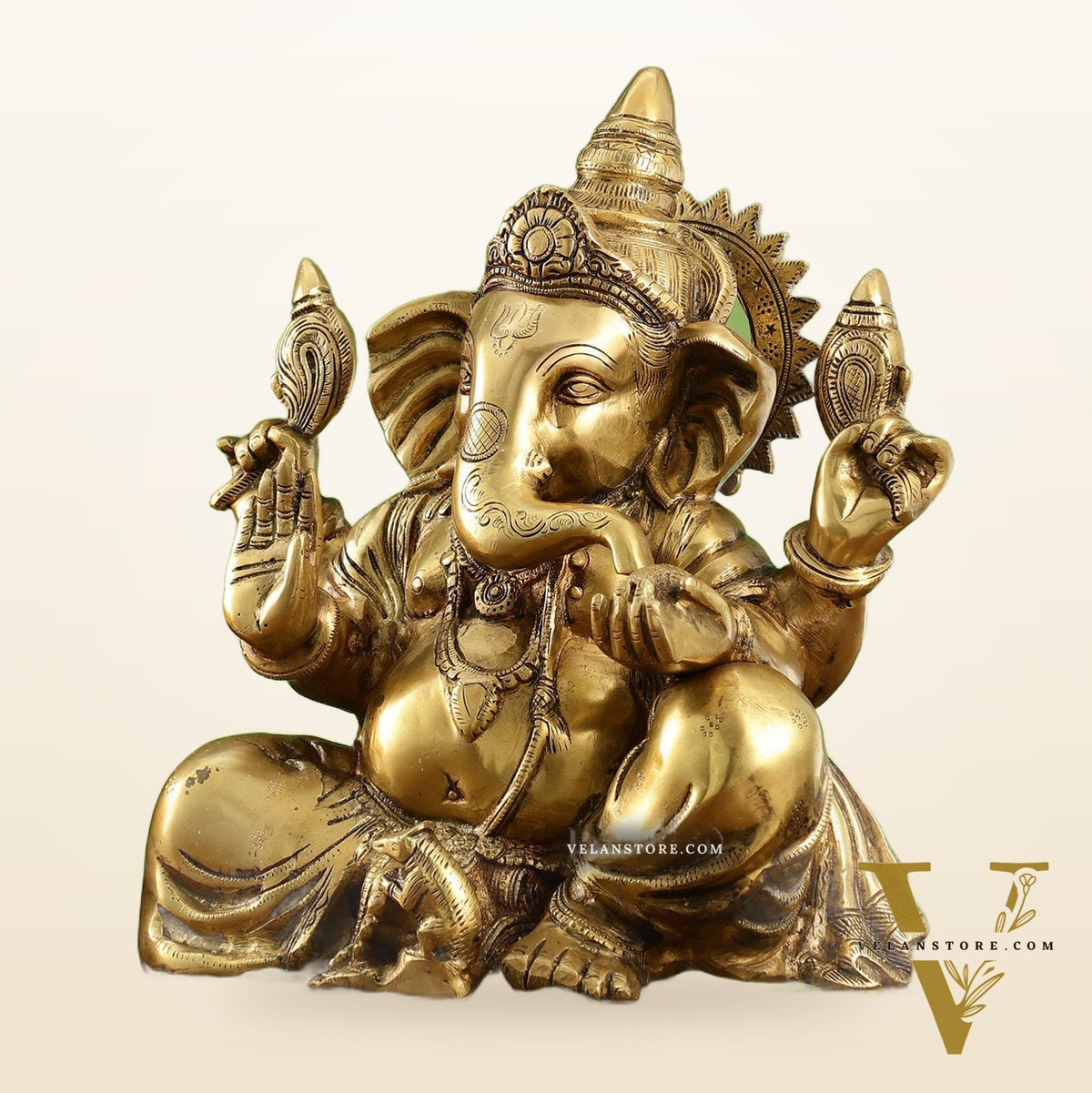 Ganapati Brass statue 13" Height