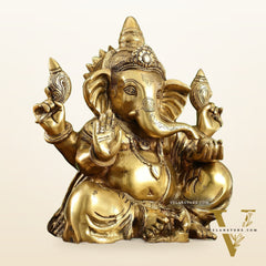 Ganapati Brass statue 13" Height