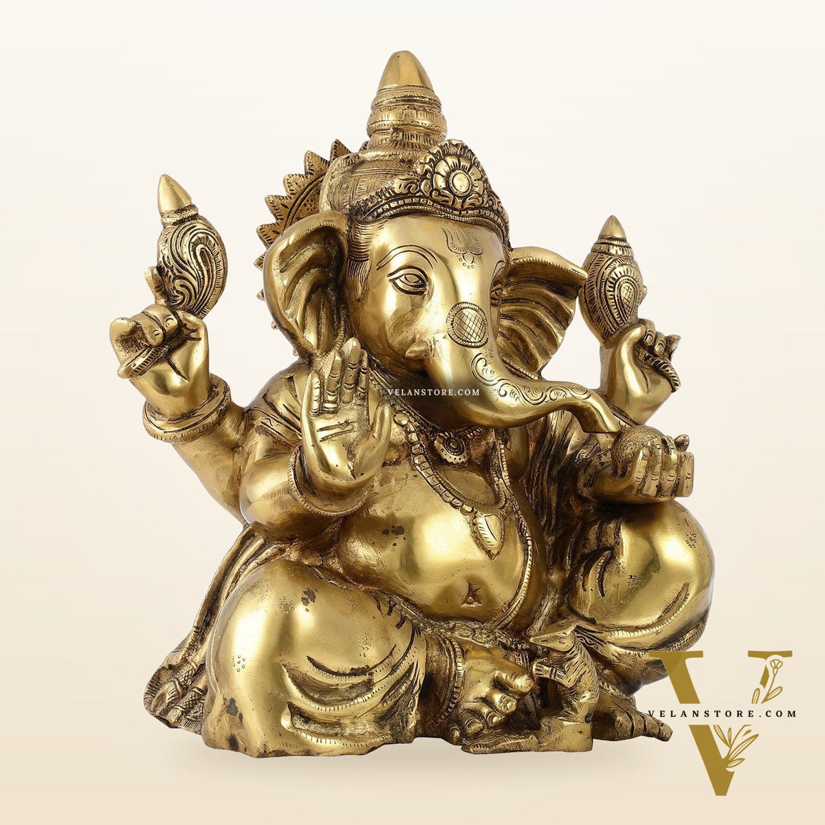 Ganapati Brass statue 13" Height