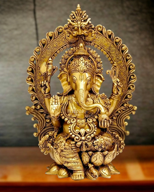 Ganapati Brass statue 15 inch