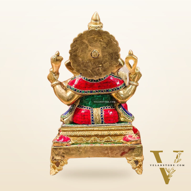 Ganapati Brass Statue 20"