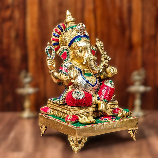 Ganapati Brass Statue 20"