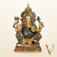 Ganesh Brass idol 16 inch