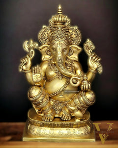 Ganesh Brass idol 16 inch