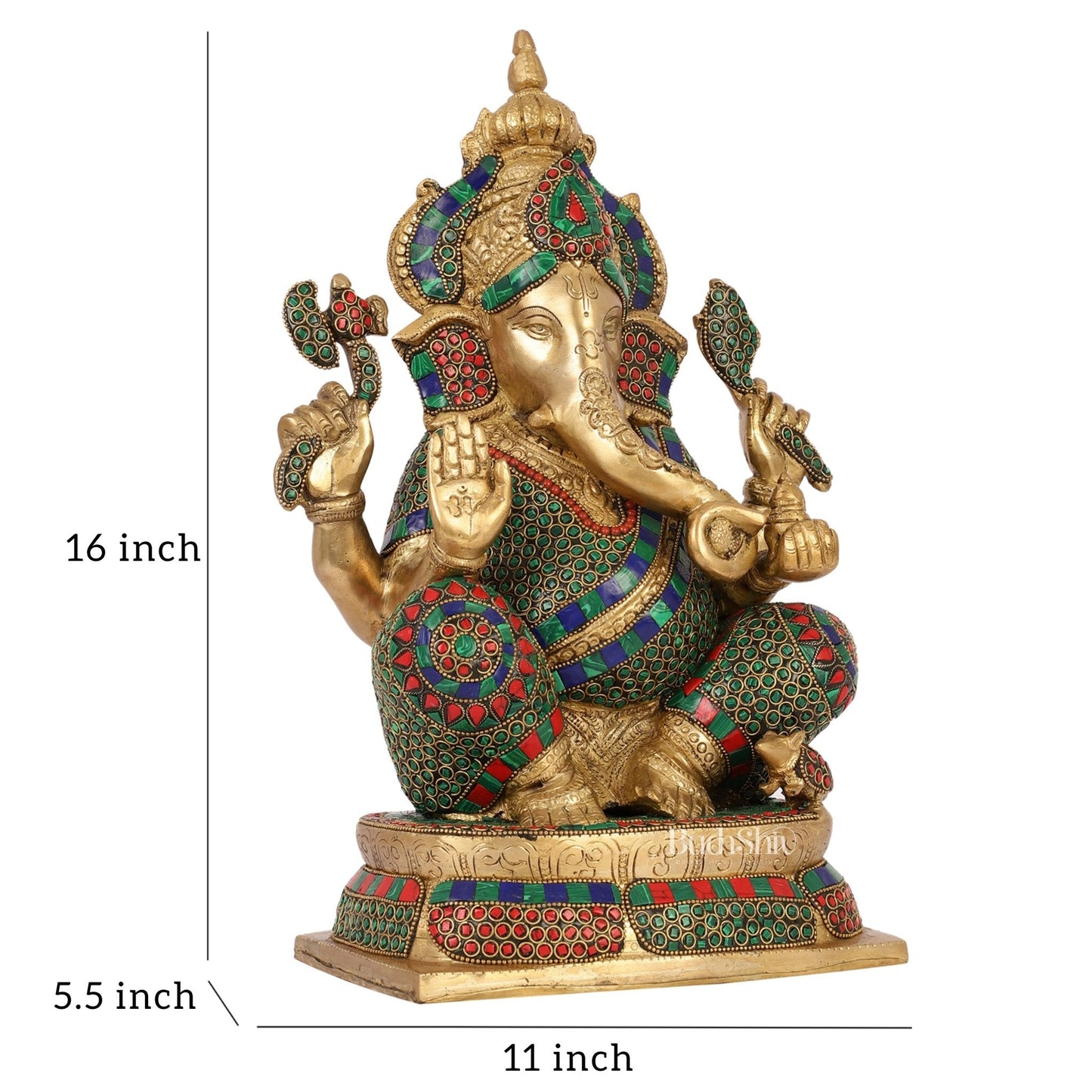 Ganesh Brass idol 16 inch