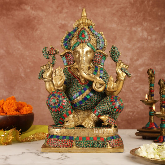 Ganesh Brass idol 16 inch