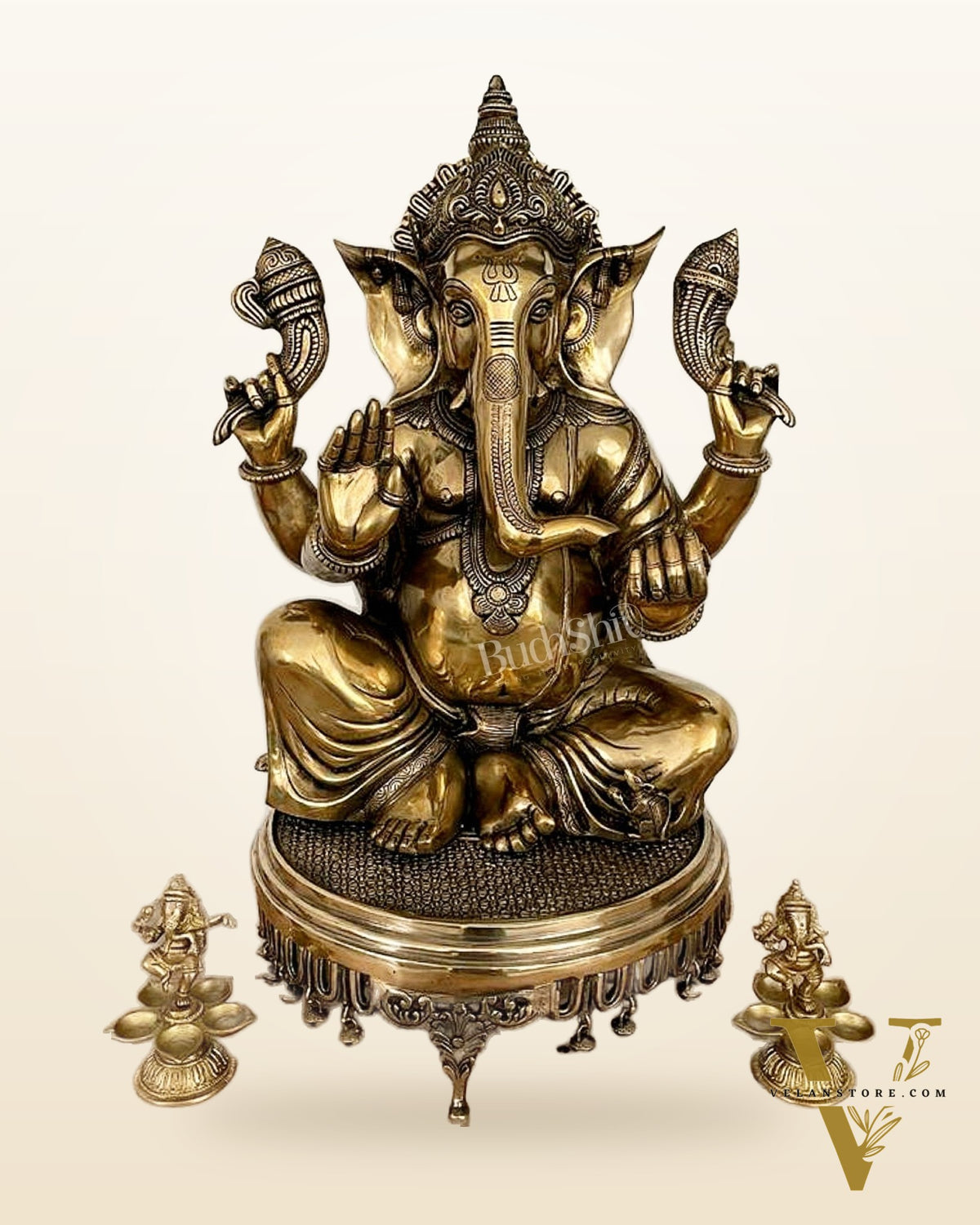 Ganesha Brass Idol 20 inches