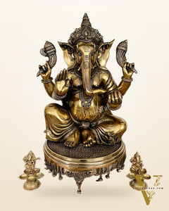 Ganesha Brass Idol 20 inches