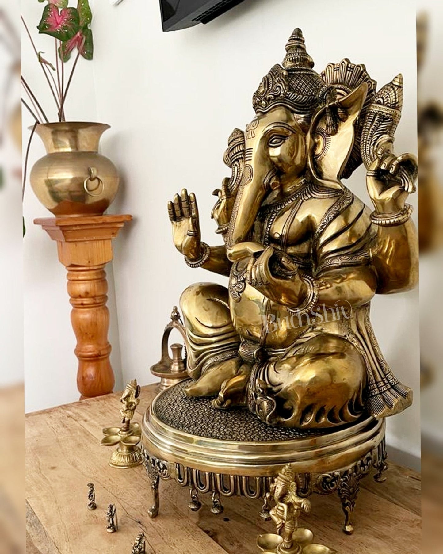 Ganesha Brass Idol 20 inches
