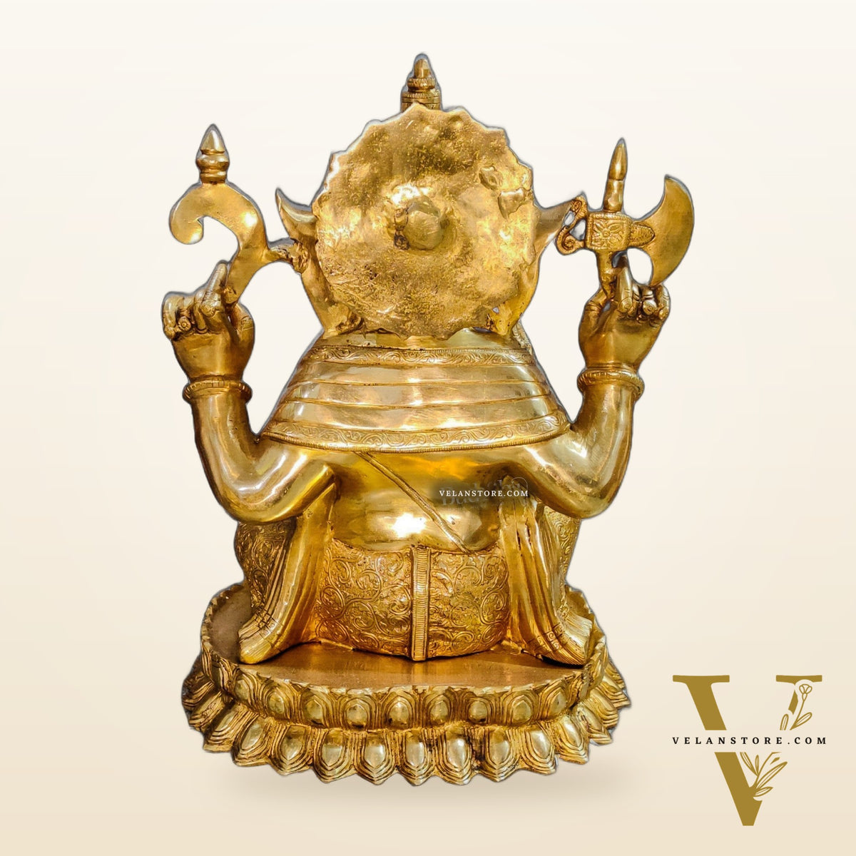 Ganesha Brass Idol 22 inch