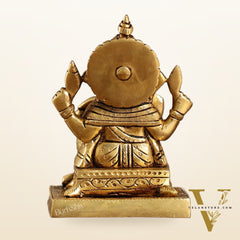 Ganesha Brass idol 5.5 inch