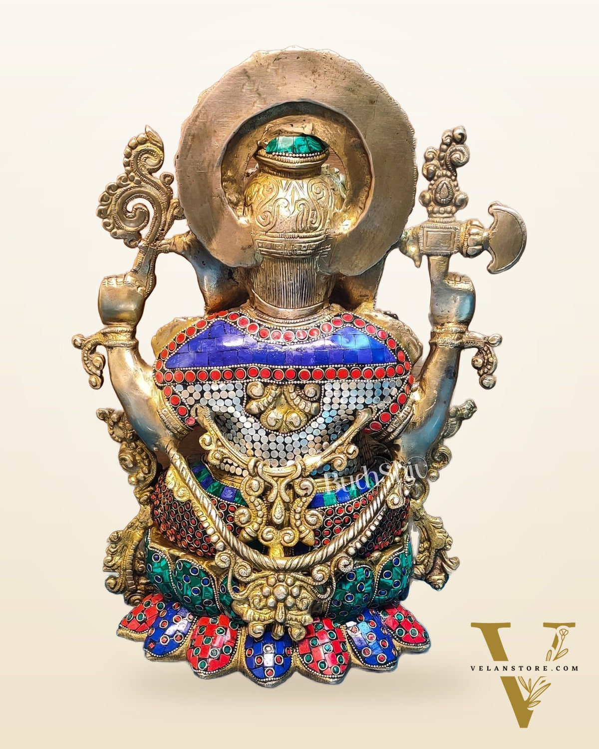 Ganesha Brass Idol Ganapati Brass Idol 16 inch