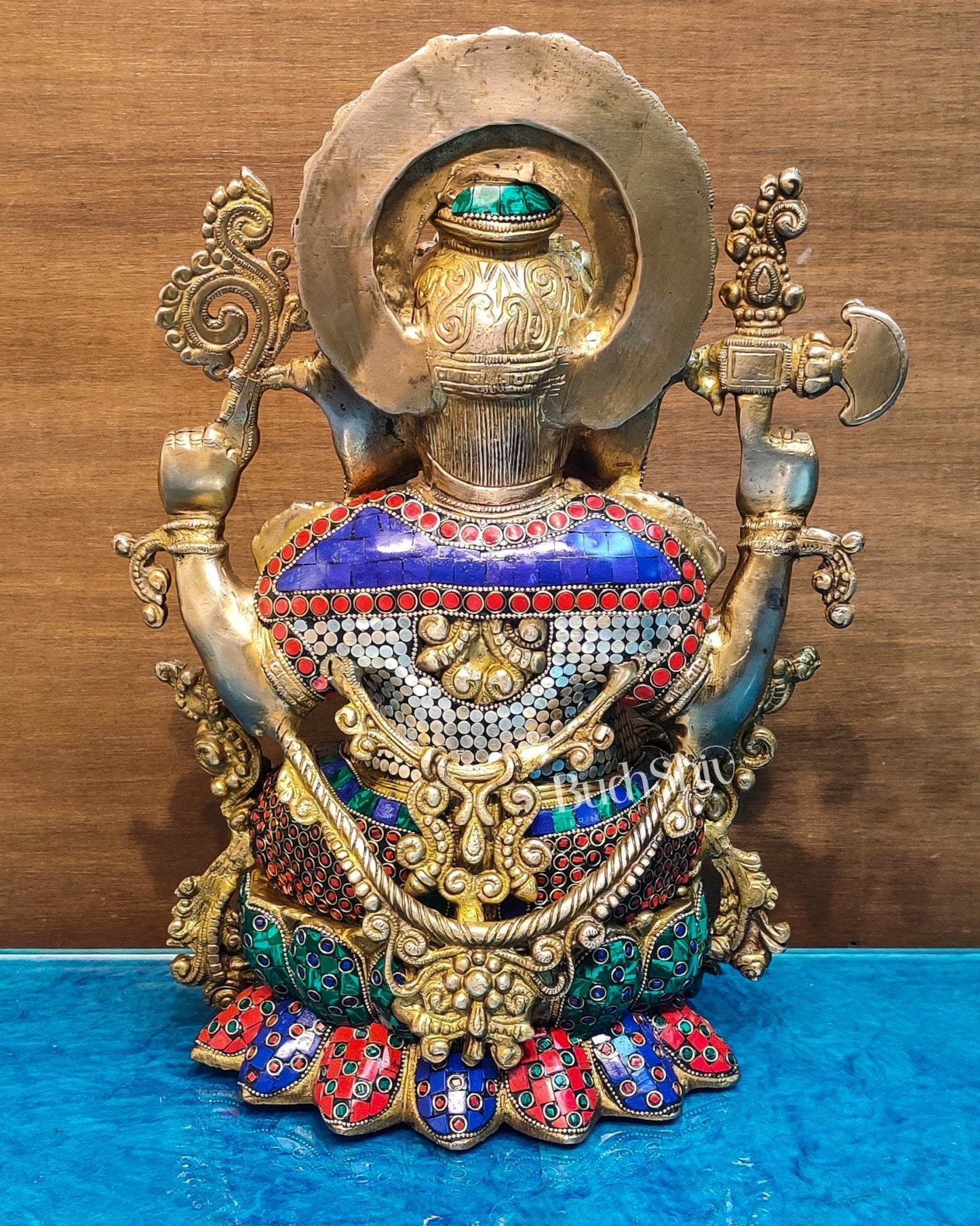 Ganesha Brass Idol Ganapati Brass Idol 16 inch