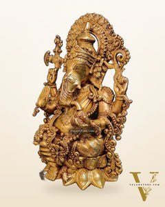 Ganesha Brass Idol with 16 inches