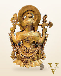 Ganesha Brass Idol with 16 inches