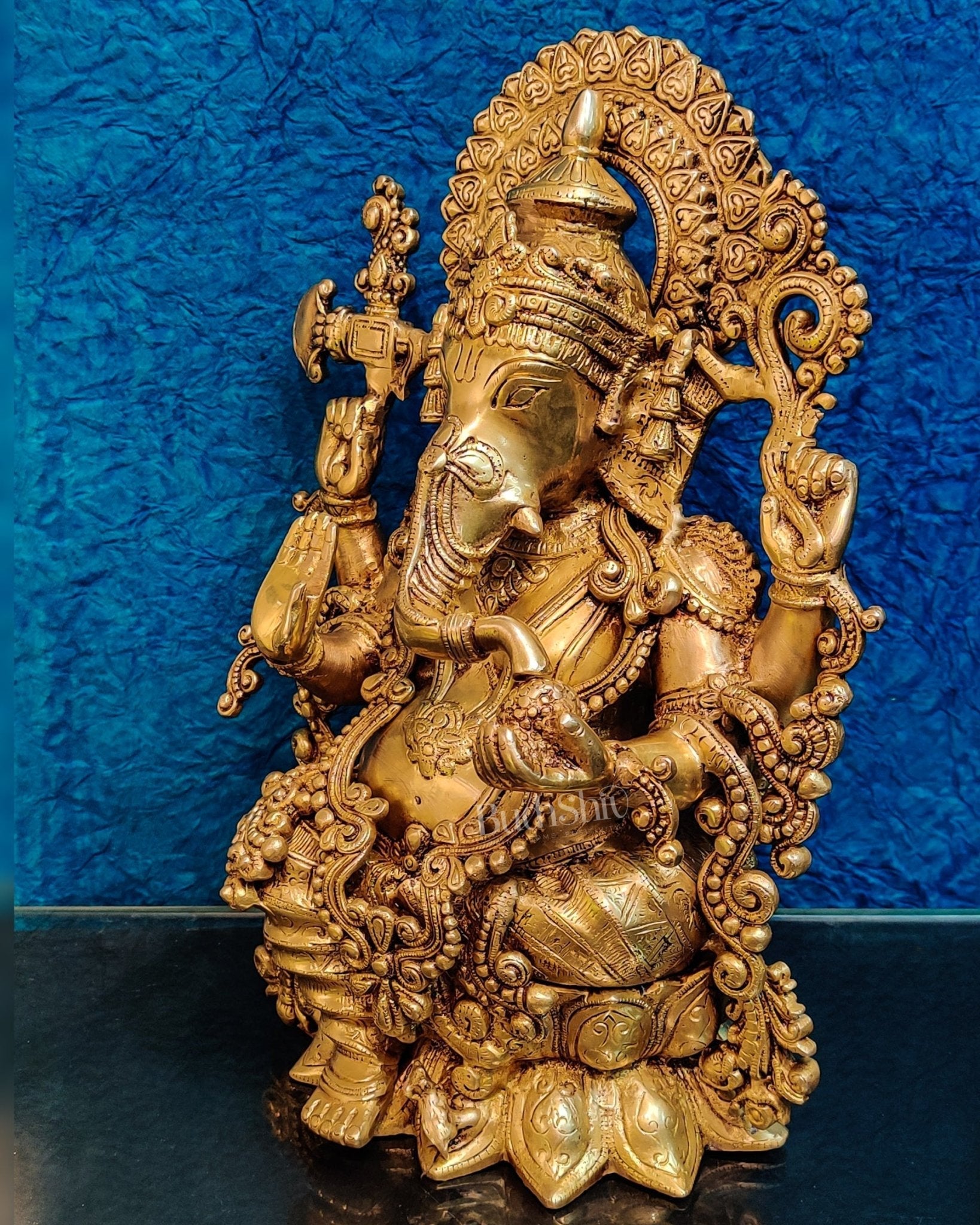 Ganesha Brass Idol with 16 inches