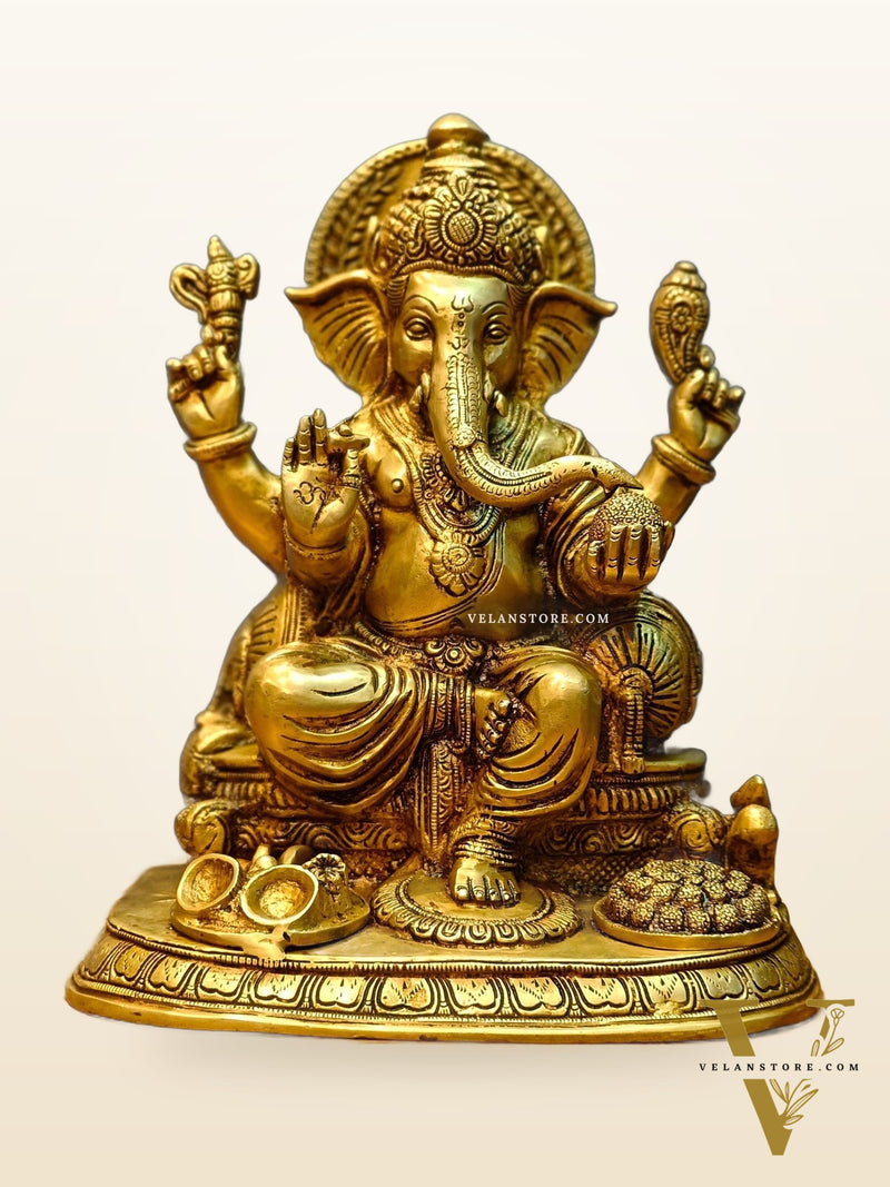 Ganesha Brass statue 13 inch