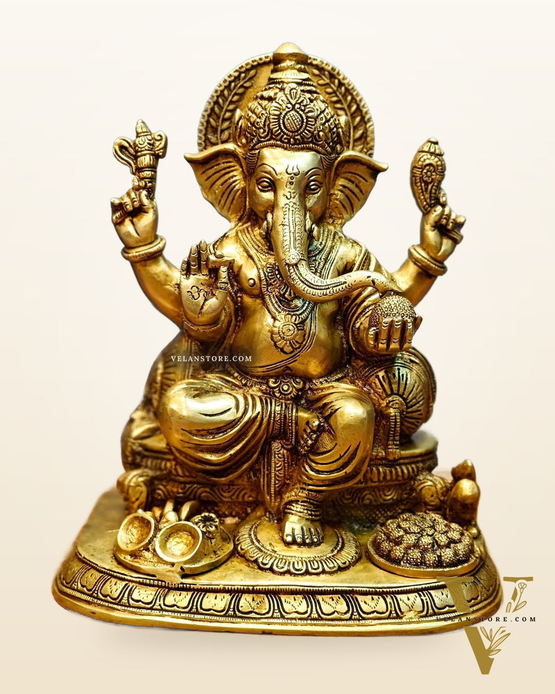 Ganesha Brass statue 13 inch