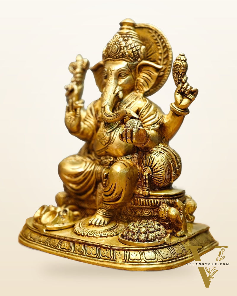 Ganesha Brass statue 13 inch