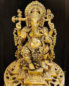 Ganesha Brass statue 19 inch